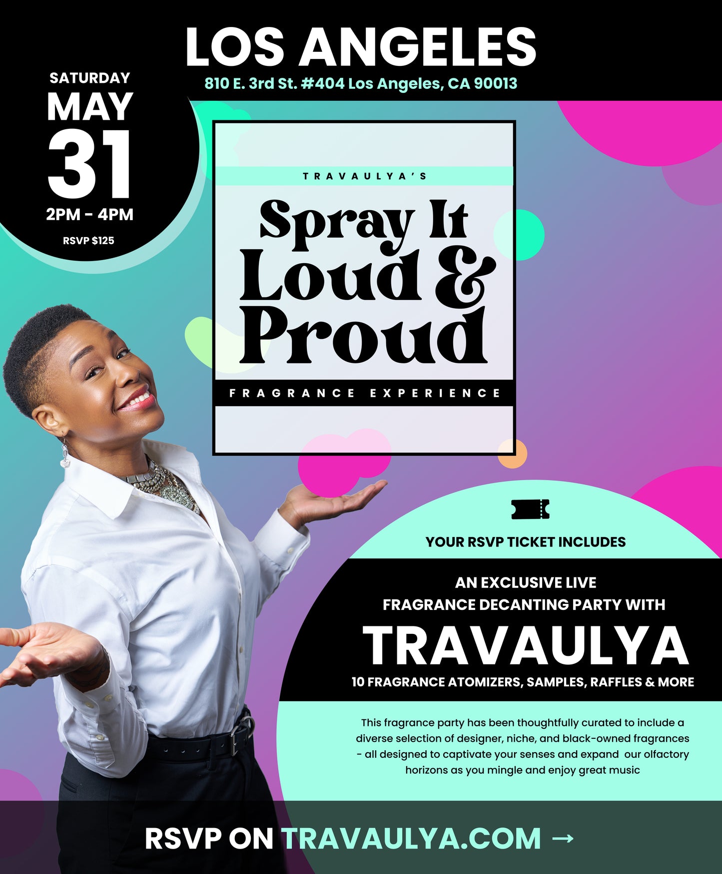 RSVP - LA - Spray it Loud and Proud - Fragrance Decanting Party Sat. 05/31/2025 - 2PM - 4PM