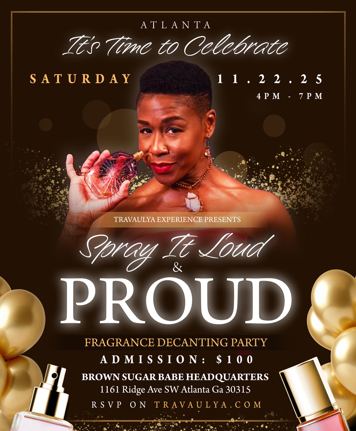 RSVP - ATL - Spray it Loud and Proud - Fragrance Decanting Party Sat. 11/22/2025 - 4PM - 7PM