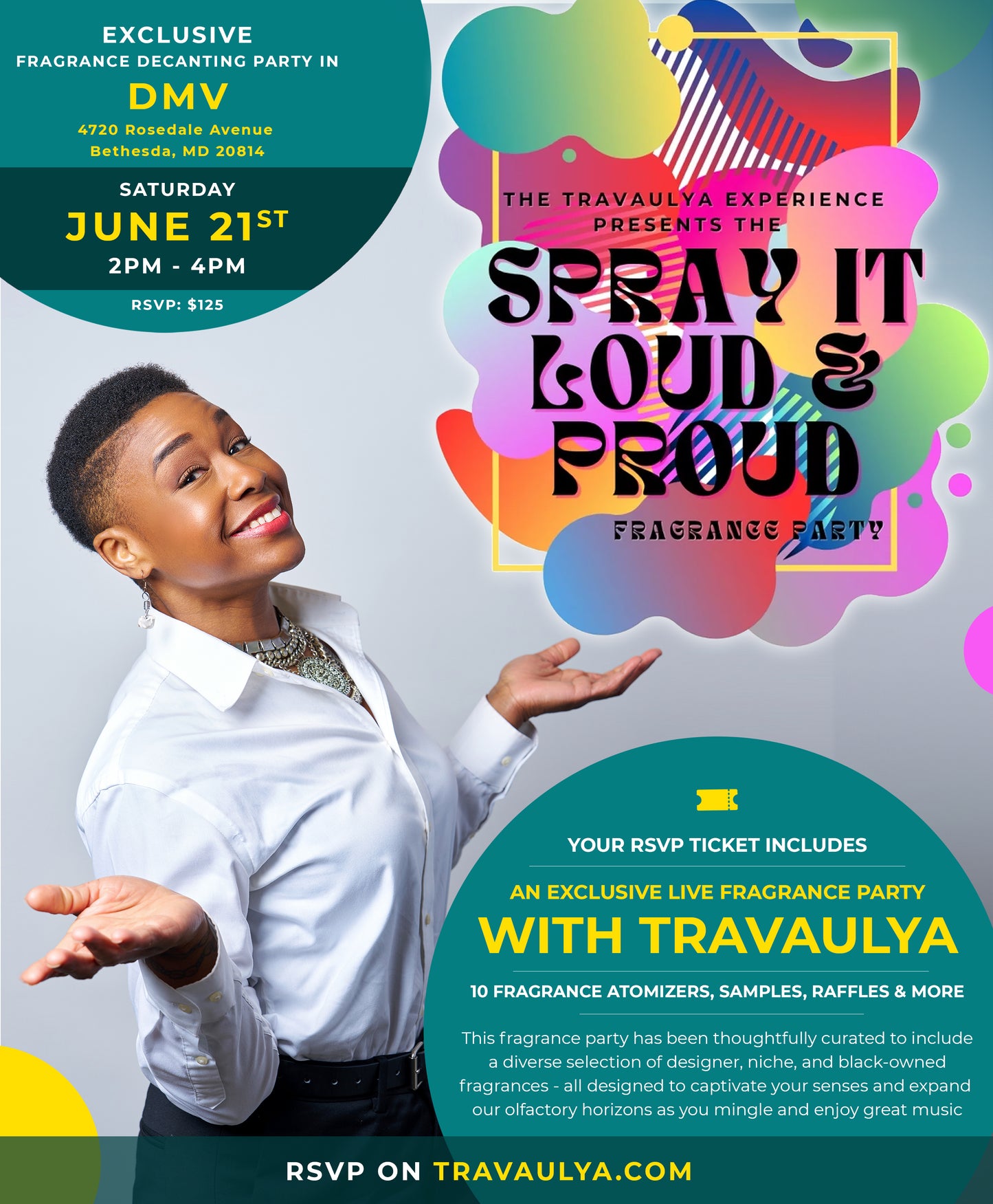 RSVP - DMV - Spray it Loud and Proud - Fragrance Decanting Party Sat. 06/21/2025 - 2PM - 4PM